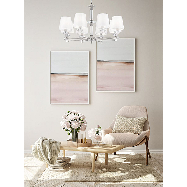 Подвесная люстра Maytoni Riverside MOD018PL-08CH
