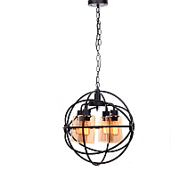 Подвесная люстра Lumina Deco Stradi LDP 11509-4 BK