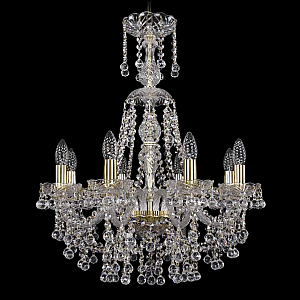 Подвесная люстра Bohemia Ivele Crystal 1409/8/195/XL-68 G