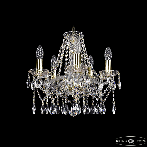 Подвесная люстра Bohemia Ivele Crystal 1413/5/141 G
