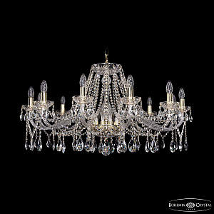 Подвесная люстра Bohemia Ivele Crystal 1413/12/360 G