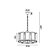 Подвесная люстра Vele Luce Sorrento VL3004P05