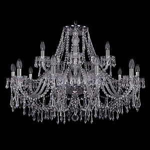 Подвесная люстра Bohemia Ivele Crystal 1403/10+5/360 Ni