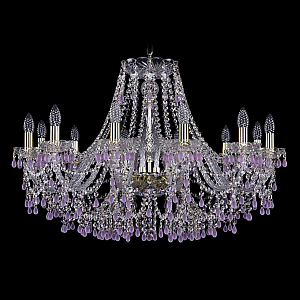 Подвесная люстра Bohemia Ivele Crystal 1410/12/300 G V7010