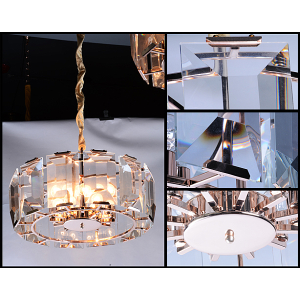 Подвесная люстра Delight Collection Harlow Crystal BRCH9030-12 gold