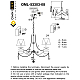 Подвесная люстра Omnilux Padru OML-53303-08