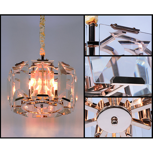 Подвесная люстра Delight Collection Harlow Crystal BRCH9030-8-G