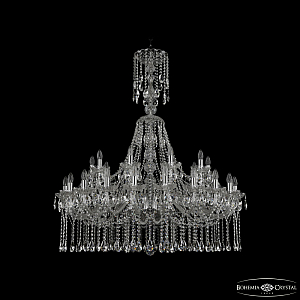 Подвесная люстра Bohemia Ivele Crystal 1413/20+10/400/XL-130 Ni