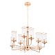 Подвесная люстра Crystal Lux Gloria SP9 Brass