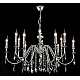 Подвесная люстра Crystal Lux MERCEDES SP6+6 CHROME/SMOKE