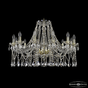 Подвесная люстра Bohemia Ivele Crystal 1413/12/300 G Leafs