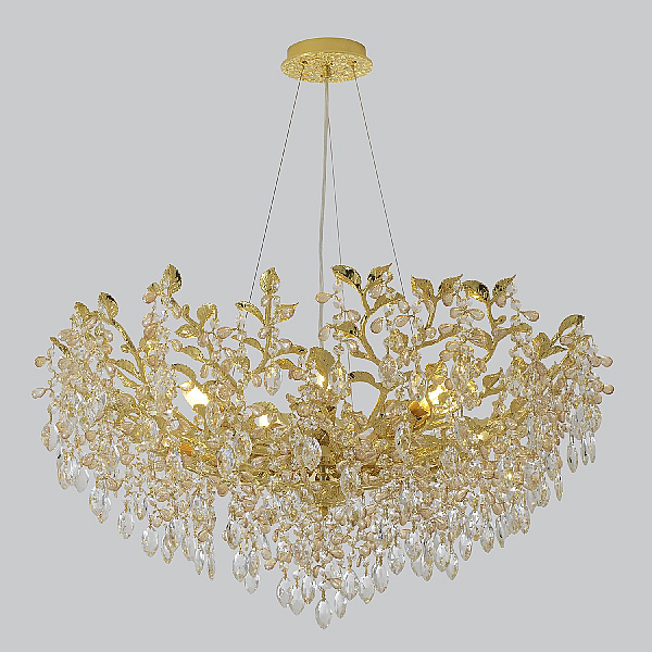 Подвесная люстра Crystal Lux Eden SP10 Gold