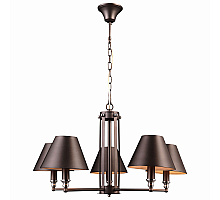 Подвесная люстра Natali Kovaltseva Marquis 81000-5C GRAY BRASS