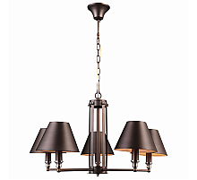 Подвесная люстра Natali Kovaltseva Marquis 81000-5C GRAY BRASS