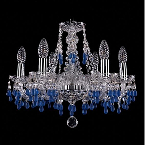 Подвесная люстра Bohemia Ivele Crystal 1410/6/160 Ni V3001