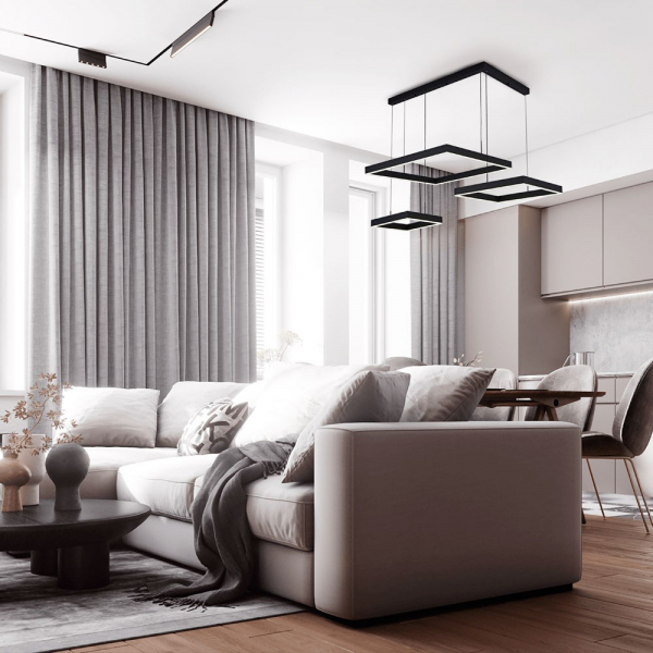 Подвесная люстра LED4U L91070-800-600-400 Подвесная люстра LED4U L91070-800-600-400
