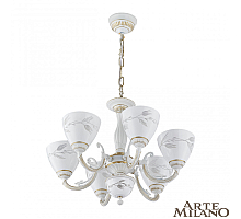 Подвесная люстра Arte Milano 343659/6 WT+G