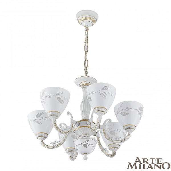 Подвесная люстра Arte Milano 343659/6 WT+G