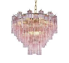 Подвесная люстра Delight Collection OWD2093-D75 gold/pink
