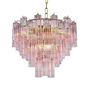 Подвесная люстра Delight Collection OWD2093-D75 gold/pink