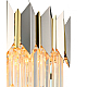 Подвесная люстра Natali Kovaltseva QUEEN 79006/8C BRASS SILVER