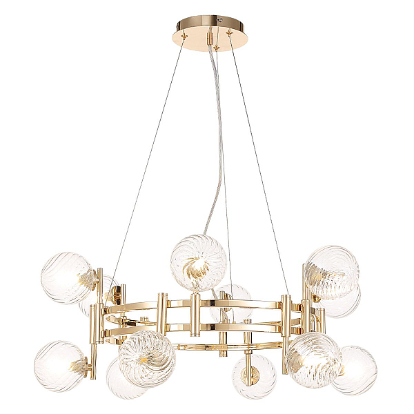 Подвесная люстра Crystal Lux Luxury SP12 Gold