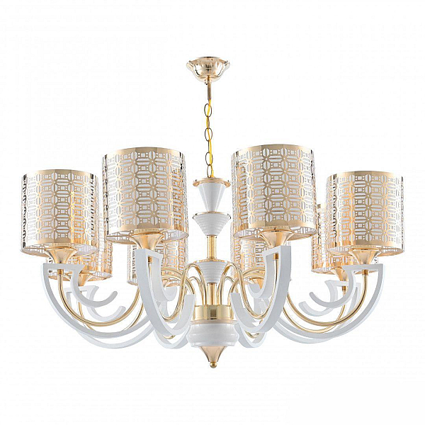 Подвесная люстра Arte Milano Florentia-8857 308857/8 Wh/Gd
