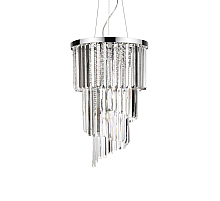 Подвесная люстра Ideal Lux Carlton SP8 Cromo 117737