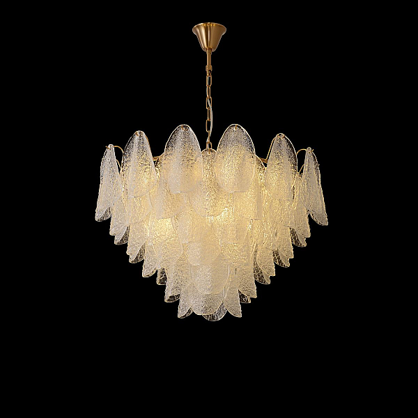 Подвесная люстра Crystal Lux EMILIA SP12 BRASS