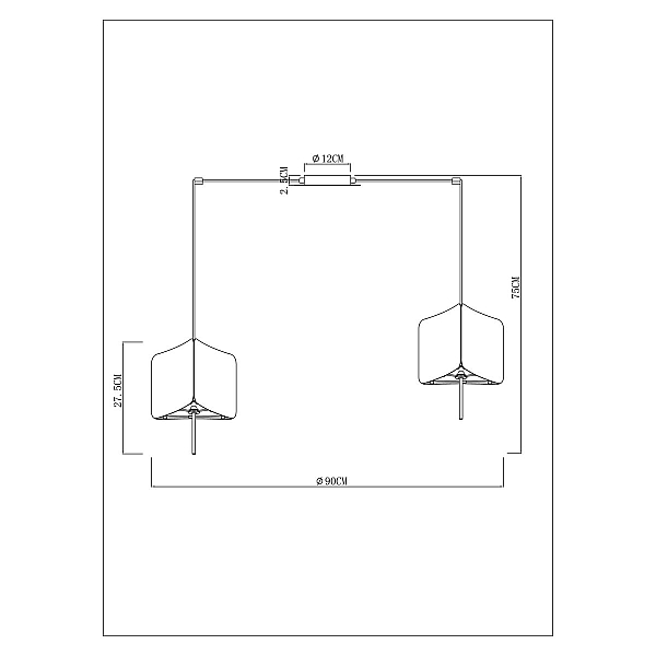 Подвесная люстра Arte Lamp Trixie A7084SP-8BK