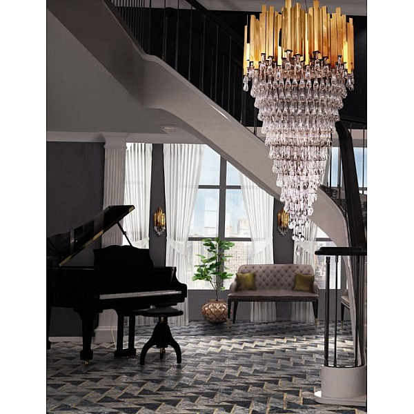 Подвесная люстра DeLight Collection Trump KM0988P-26 gold