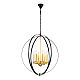Подвесная люстра iLamp Element 9977-800 GoldBlack