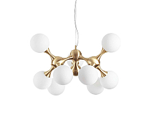 Подвесная люстра Ideal lux NODI SP9 OTTONE 241036