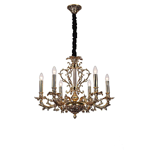 Подвесная люстра Lucia Tucci Firenze 1780.6 Antique Gold