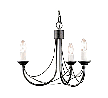 Подвесная люстра Elstead Lighting Carisbrooke CB3-BLACK