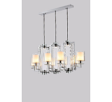 Подвесная люстра iLamp King RM6201-8P CR+CL