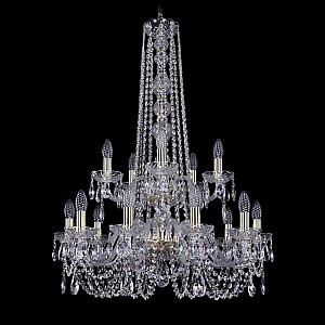 Подвесная люстра Bohemia Ivele Crystal 1402/10+5/240/h-90/2d G
