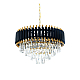 Подвесная люстра Lumina Deco Funneli LDP 6003-550 BK+F.GD