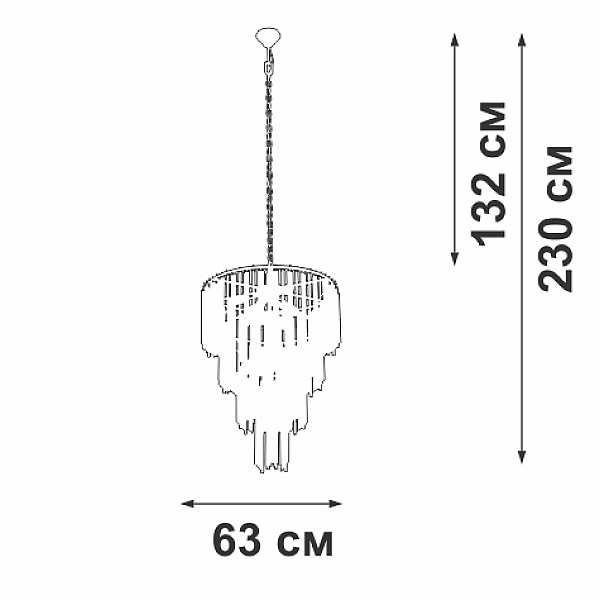 Подвесная люстра Vitaluce V5892-9/10