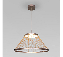 Подвесная люстра Eurosvet Cesta 40017/1 LED коричневый a069288