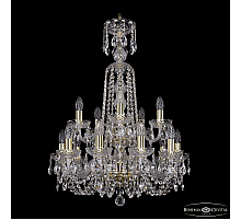 Подвесная люстра Bohemia Ivele Crystal 1402/10+5/195/XL-81/2d G