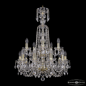 Подвесная люстра Bohemia Ivele Crystal 1402/10+5/195/XL-81/2d G