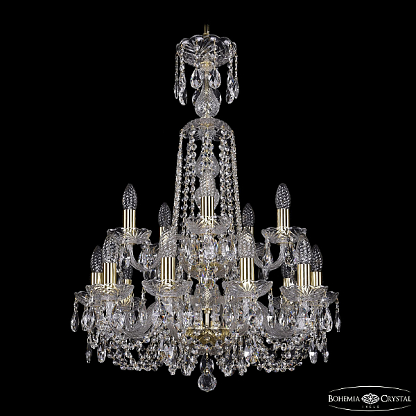 Подвесная люстра Bohemia Ivele 1402/10+5/195/XL-81/2d G