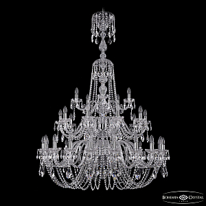 Подвесная люстра Bohemia Ivele Crystal 1402/20+10+5/400/XL-158/3d Ni