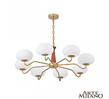 Подвесная люстра Arte Milano Napoli 310166/D900/8 BS/WD