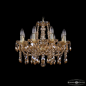 Подвесная люстра Bohemia Ivele Crystal 1413/8/165 G M721