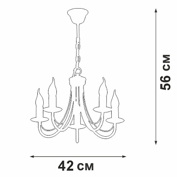 Подвесная люстра Vitaluce V3714-3/5