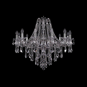 Подвесная люстра Bohemia Ivele Crystal 1415/12/300 Ni Leafs