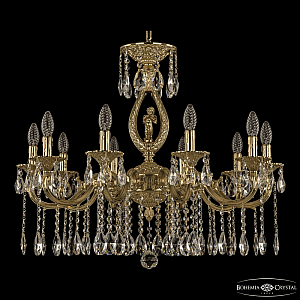 Подвесная люстра Bohemia Ivele Crystal Verona 72401/10/250 A G FA4M