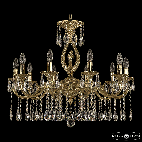 Подвесная люстра Bohemia Ivele Crystal Verona 72401/10/250 A G FA4M